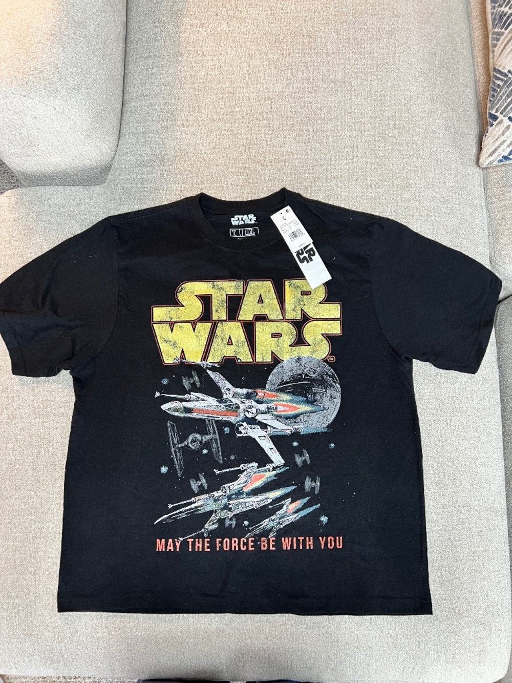 NWT, Black Men's size Large Star Wars t-shirt